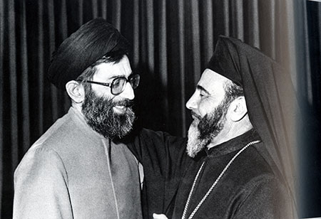 ملاقات اسقف كاپوچي با آيت الله خامنه‌اي 