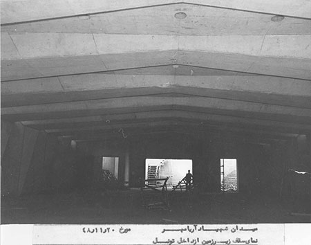 عکس مراحل ساخت برج ميدان شهياد آزادي